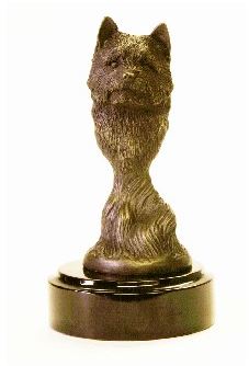 Norwich Terrier - Foundry Bronze Bust