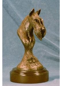 Scottish Terrier - Foundry Bronze Bust