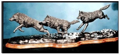 Limited Edition - Wolves Running