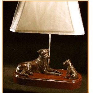 Rhodesian Ridgeback - Adult And Pup (Lamp)