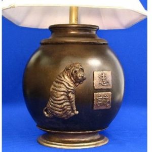Chinese Shar Pei - Oval Lamp