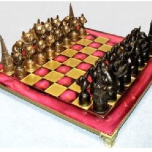French Bulldog - Cold Cast Chess Set