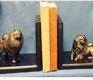 Keeshond - Bookends