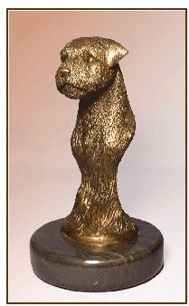 Border Terrier - Foundry Bronze Bust