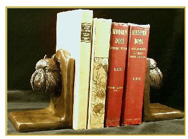 Brussels Griffon - Bookends