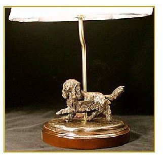 Cavalier King Charles Spaniel - Small moving dog Desk Lamp