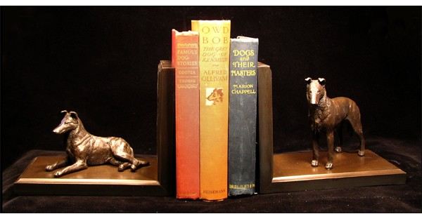 Collie Smooth - med. pair Bookends