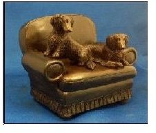 Dachshund Longhaired - Pair on Favorite Chair