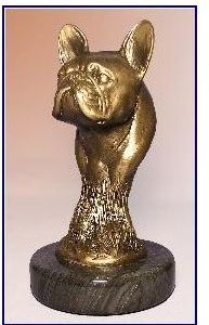 French Bulldog - Foundry Bronze Bust