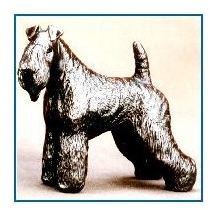 Kerry Blue Terrier Dog - Small Standing
